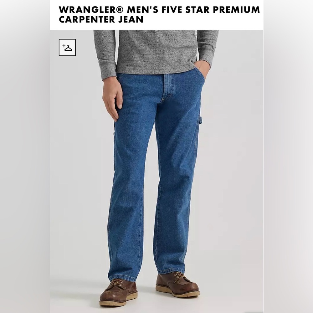 Wrangler Men's Carpenter Jean 38x34